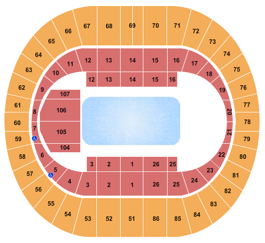 Portland Veterans Memorial Coliseum Disney On Ice Seating Chart